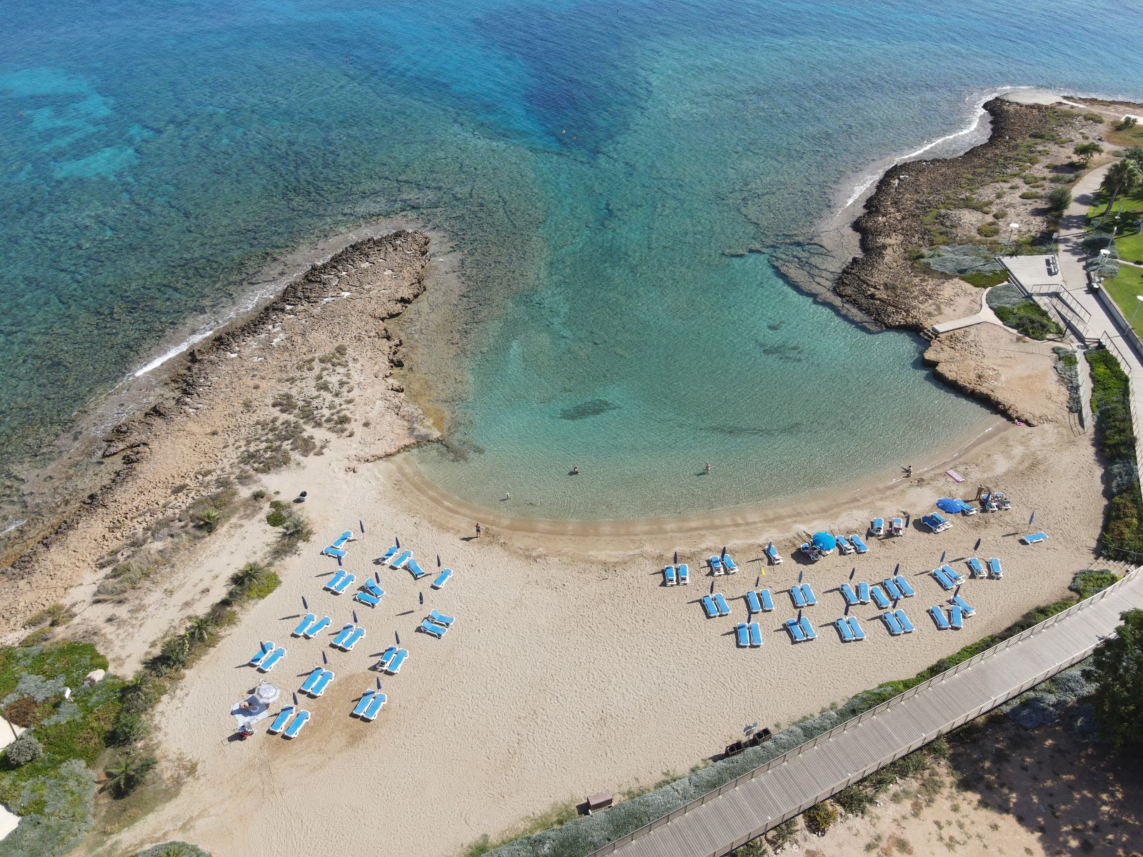 Polyxenia Beach (Pernera Gardens Beach) - Beaches in Famagusta District, Cyprus