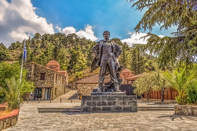 Gregoris Auxentiou Museum and Statue - Culture History in Nicosia District, Cyprus