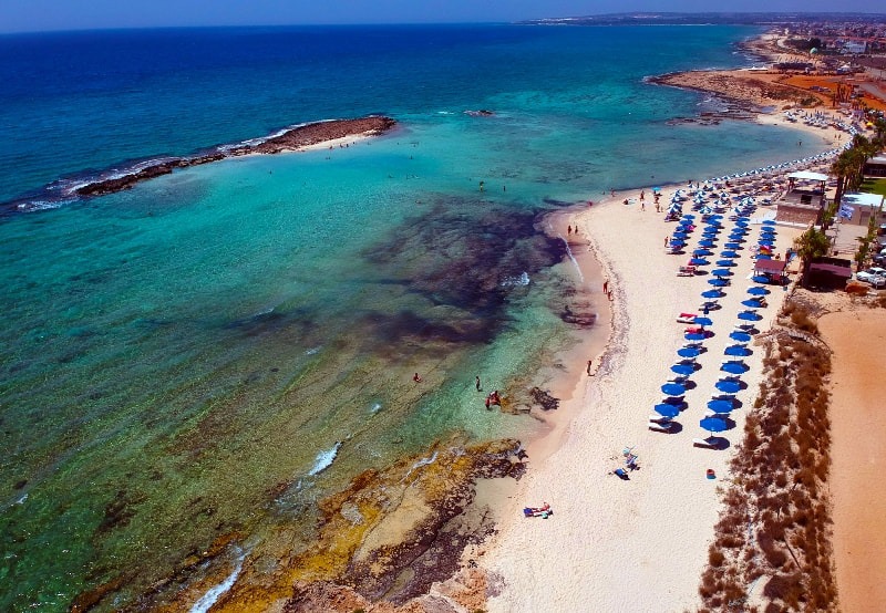 Ayia Thekla Beach - Beaches in Famagusta District, Cyprus