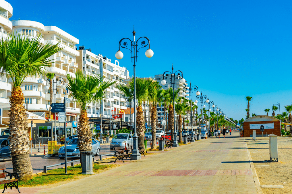 Finikoudes Promenade - Modern Attractions in Larnaca District, Cyprus