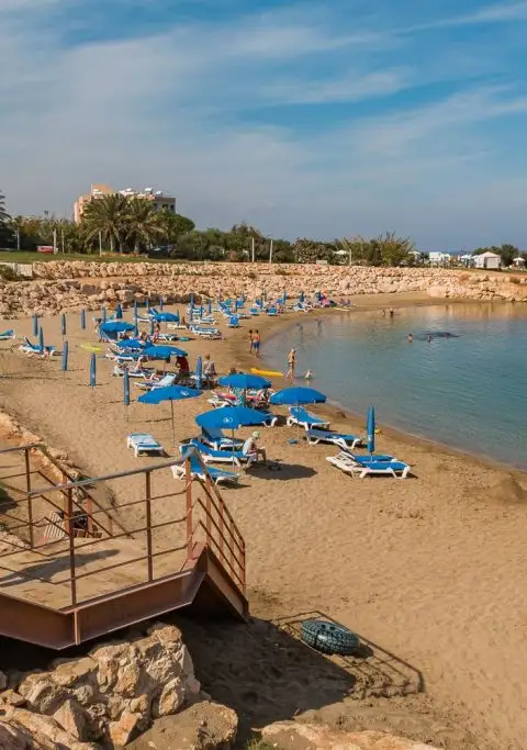 Vrysoudi beach - Beaches in Famagusta District, Cyprus