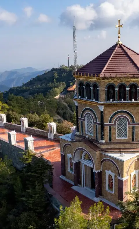 Throni Shrine - Churches Monasteries in Nicosia District, Cyprus