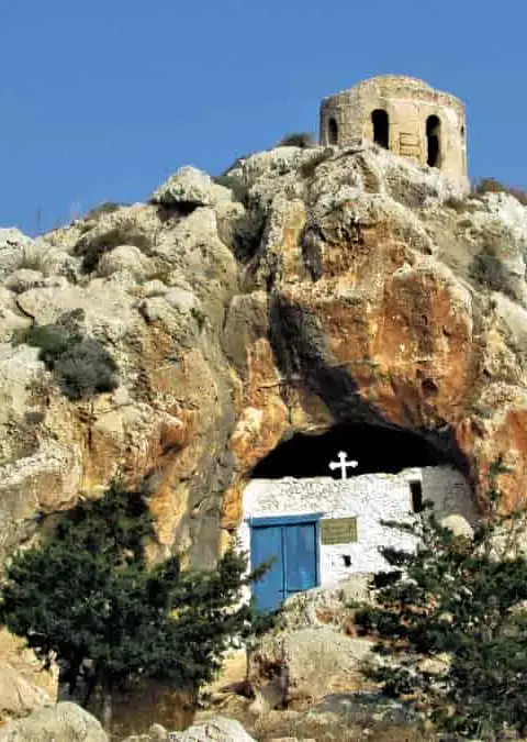 Agioi Saranta Cave Church - Churches Monasteries in Famagusta District, Cyprus