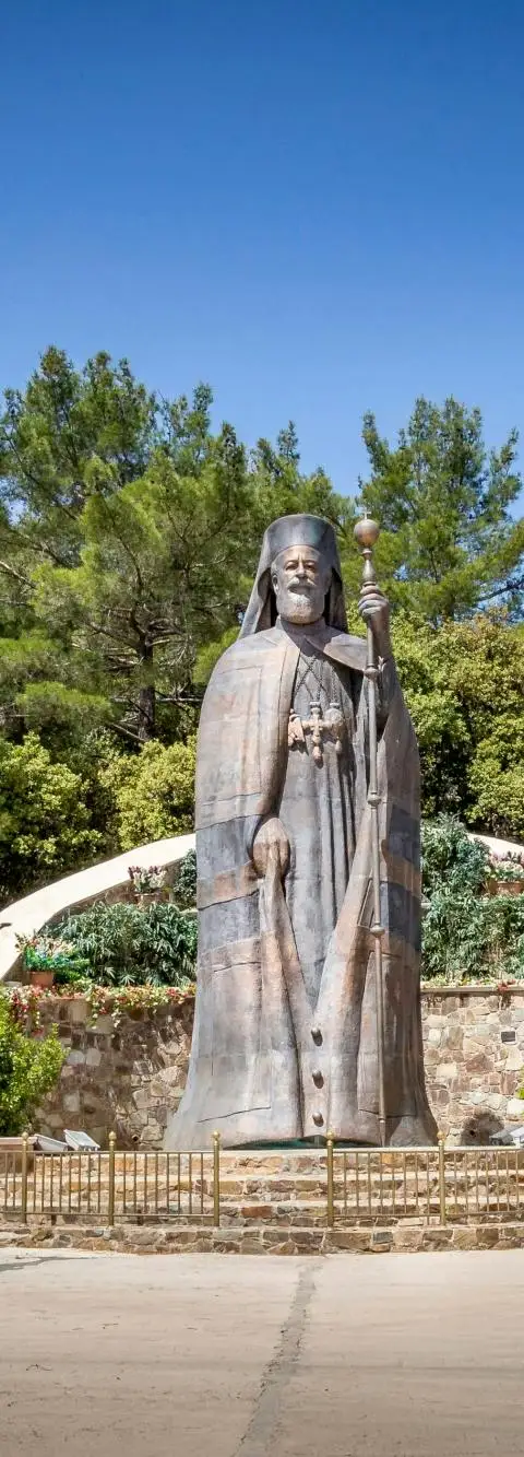 Makarios Statue - Culture History in Nicosia District, Cyprus