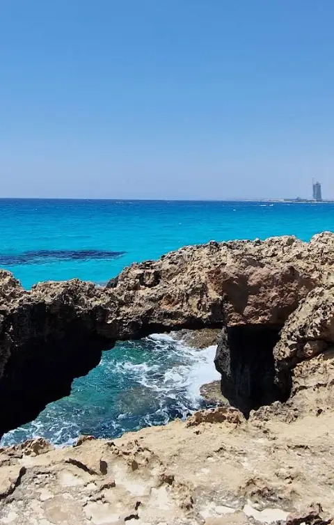 Secret Bridge (Sandy Bay Beach) - Nature Outdoors in Famagusta District, Cyprus